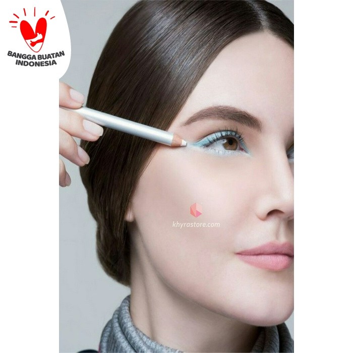 wardah eyeliner pencil putih