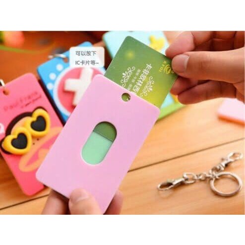 Tempat kartu karakter ID card holder gantungan kunci import