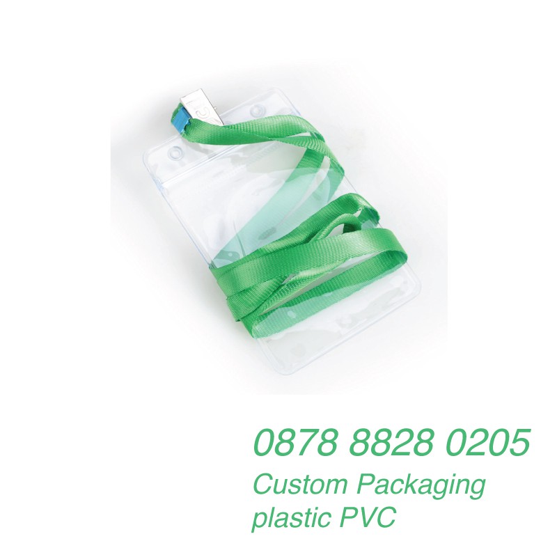

Kantong plastik name tag/kantong panitia/ ID CARD + Tali TERMURAH!! (100 PCS)