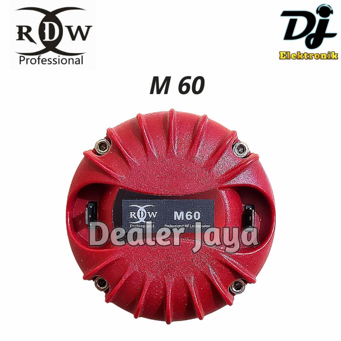 Tweeter / Driver Speaker RDW M 60 / M60