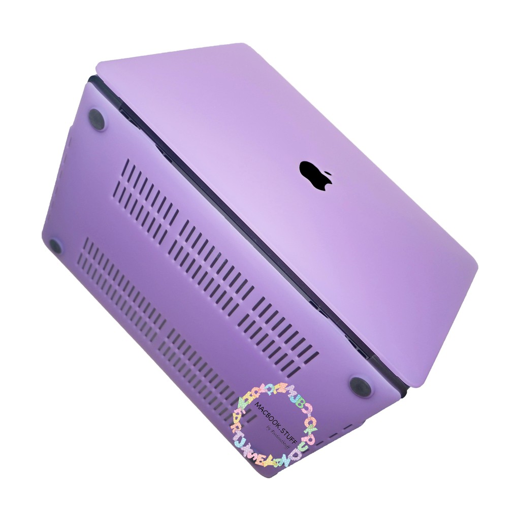 MACBOOK Case MATTE PURPLE NEW AIR PRO RETINA 11 12 13 14 15 16 INCH NON /  WITH CD ROOM / TOUCHBAR / TOUCH ID / M1 2020 2021 2022