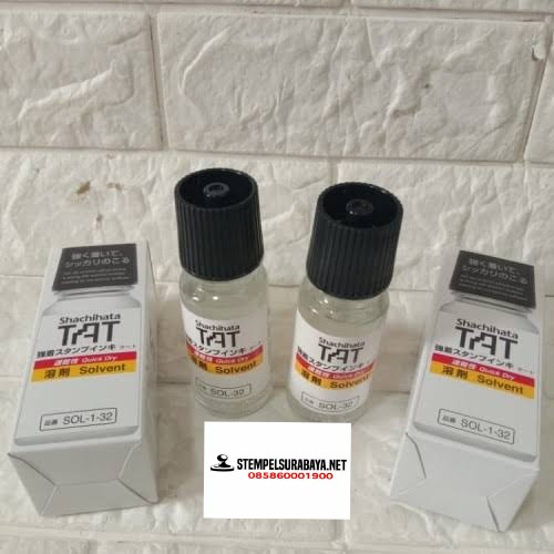 

Solvent shachihata tinta 10ml 15ml 55ml untuk pelunak bantalan tinta