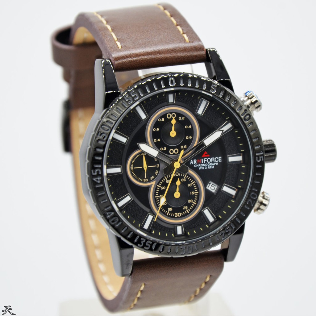 Jam Tangan Pria Armiforce AF8003MB Dark Brown