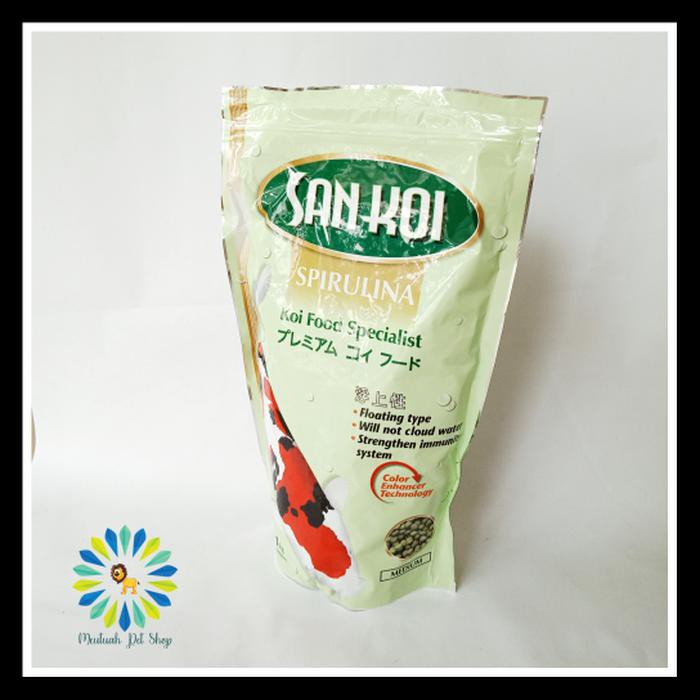 

Makanan Ikan / Fish Food / SAN KOI Spirulina 5 mm (Medium) 1 Kg