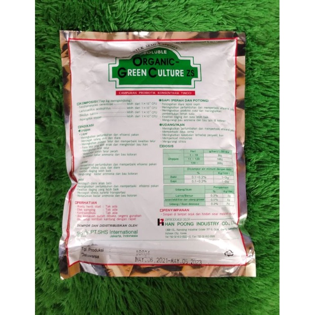 kly Vitamin Probiotik Semua Hewan - ORGANIC GREEN CULTURE ZS 1Kg