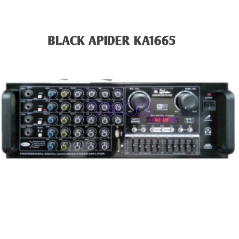 POWER AMPLI BLACK SPIDER KA1665 KA 1665