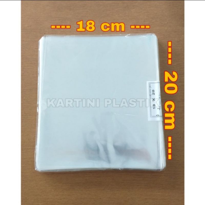 

Plastik OPP Tanpa Lem Ukuran 18x20