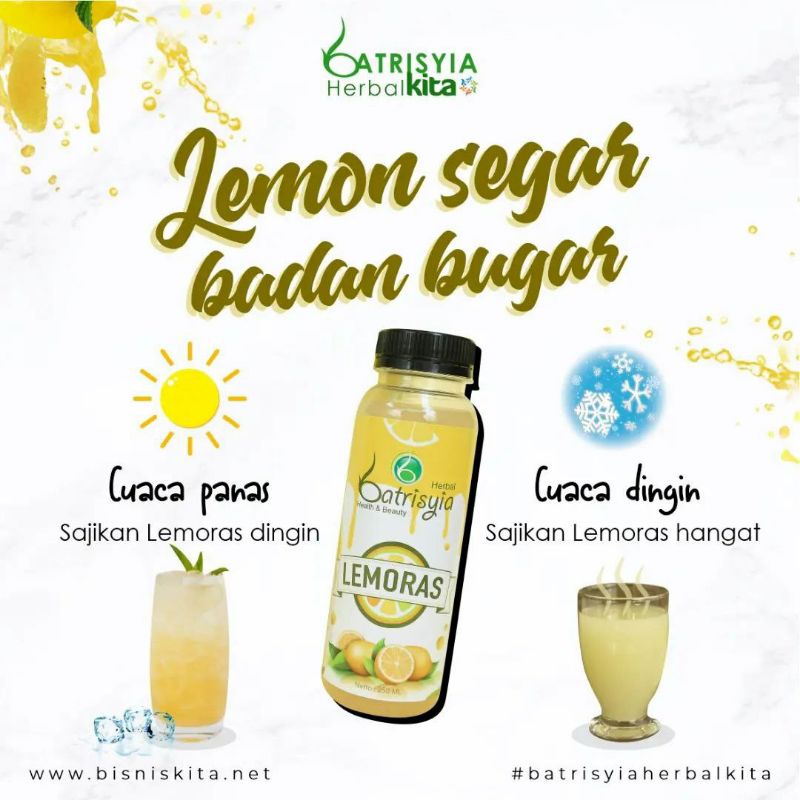 

LEMORAS BATRISYA HERBAL/MEMBANTU MELANC PENCERNAAN/DIET/MENCEGAH BATU GINJAL /MENINGKATKAN IMUN TUBUH (gratis pouch cantik)