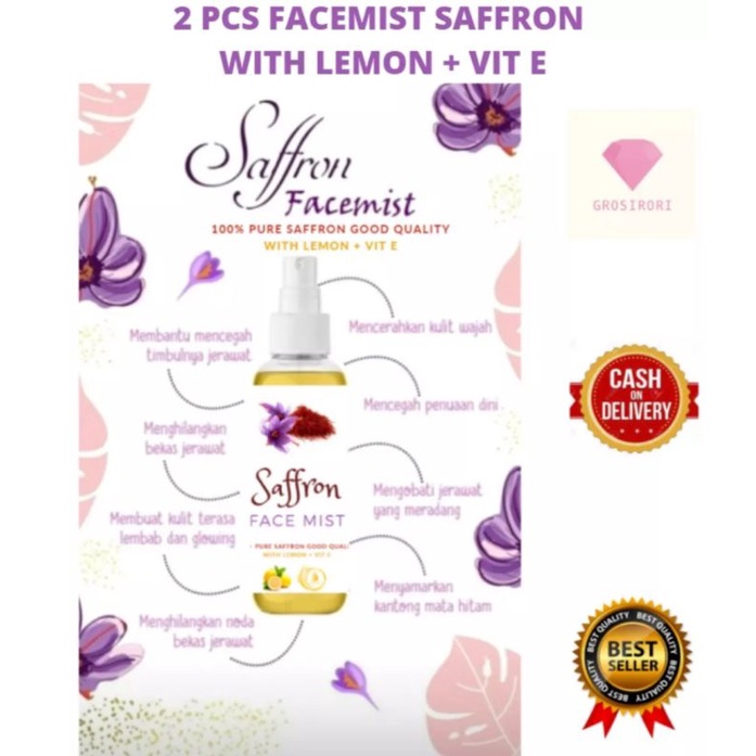 face mist SAFRON +VIT-C- VIT-E 100ml