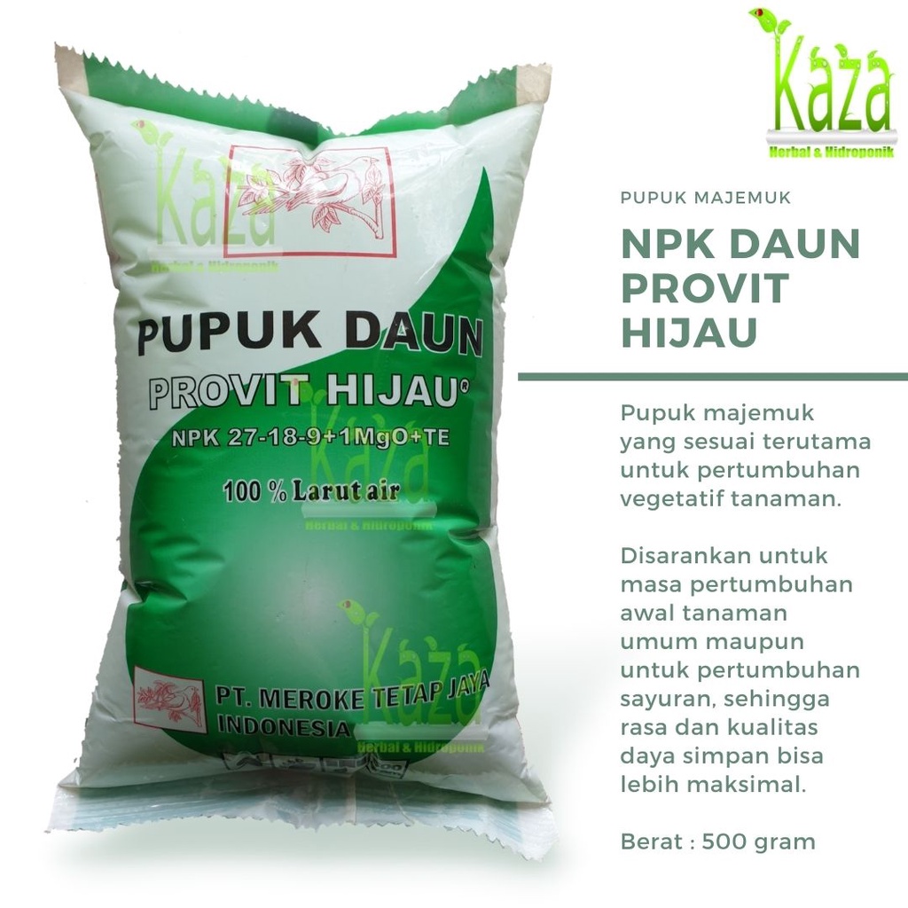 Pupuk Meroke NPK Provit Hijau 500 gram