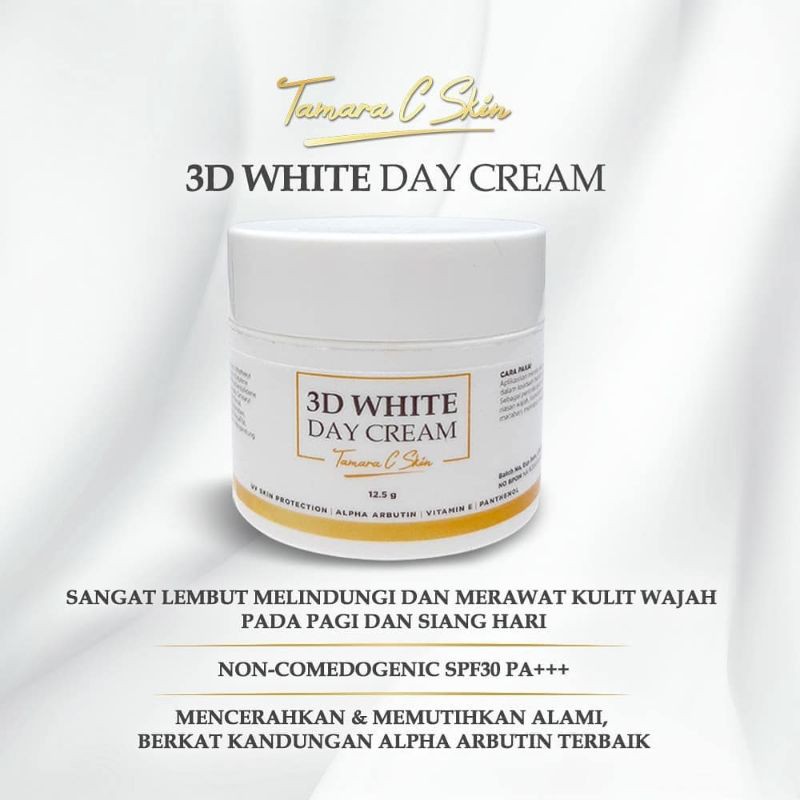 3D WHITE DAY CREAM TAMARA C SKIN SUNSCREEN SUNBLOK