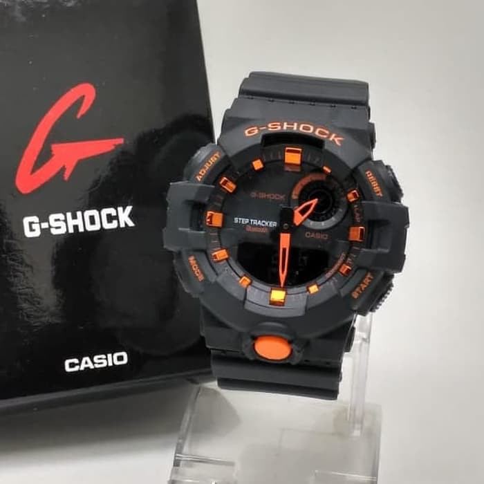MURAH MERIAH new casio gshock ga800 g shock ga 800 hitam list oren Murah