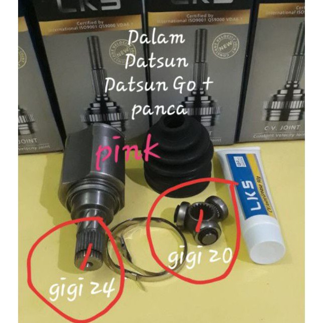 Cv Joint Dalam As Roda Depan dalam As Kopel Datsun Datsun Go plus Panca