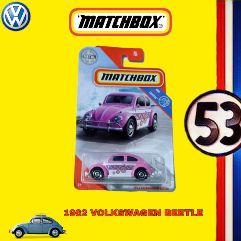 Matchbox - 1962 Volkswagen Beetle Classic Pink