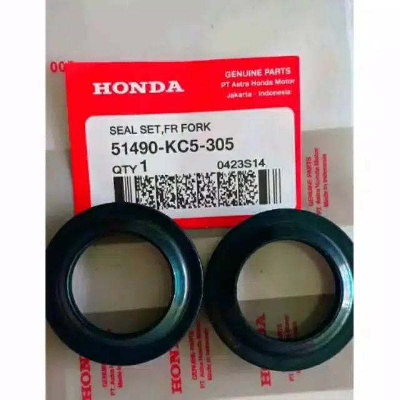 Seal Sil Dust Karet Tutup Abu Shock Breaker Depan HONDA Tiger Verza Megapro GL Pro 100 125 CB 150 Sepasang 2pc (KC5)