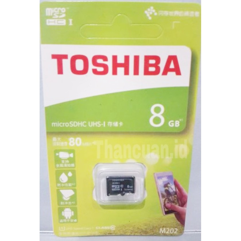 Micro SD Toshiba 2 / 4 / 8 / 16 / 32 / 64 GB - Memory Card - Micro SD - MMC Toshiba HP