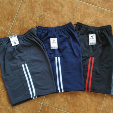 Celana FLEECE Boxer Pants / Celana Kolor Pendek Pria Wanita Olahraga Santai / D14DOR4