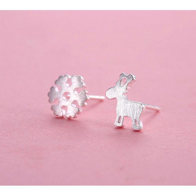 50 buah desain perak Italia 925 anting-anting wanita asli Korea fashion perhiasan anting[tidak mudah luntur] [tidak alergi]-43