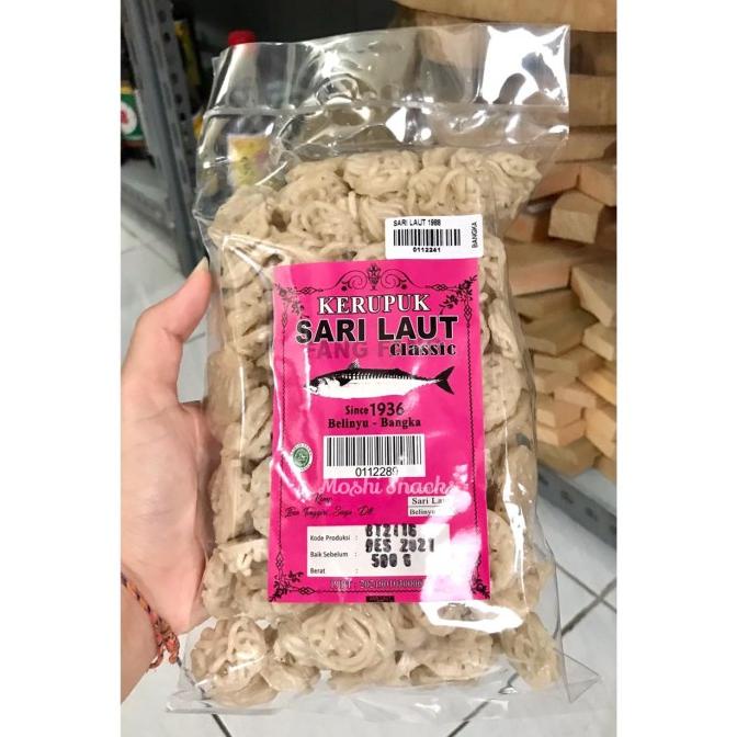 

Kerupuk Krupuk Keriting Mentah Ikan Tenggiri Super 500Gr Asli Bangka