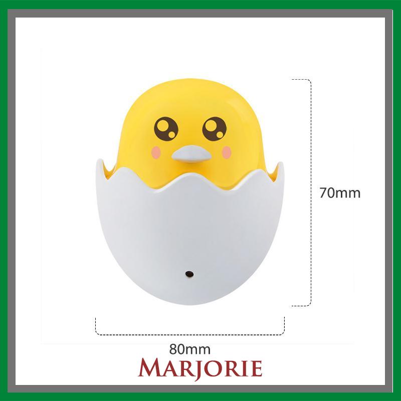 Bebek Kuning Little Happy Bird Cahaya Kontrol Malam Lampu Lampu Leds Hadiah Kreatif-MJD