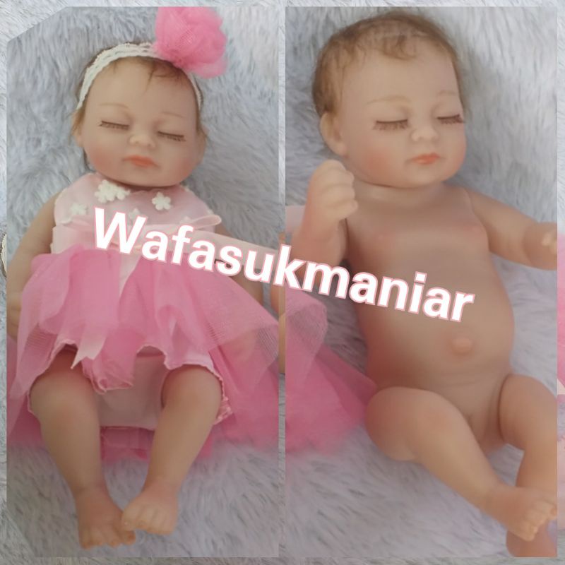 Boneka bayi silicone vynil / Boneka bayi lucu / Baby reborn doll