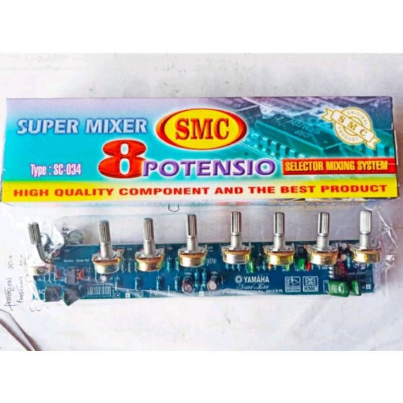 Mixer 8 Potensio Audio mrek SMC