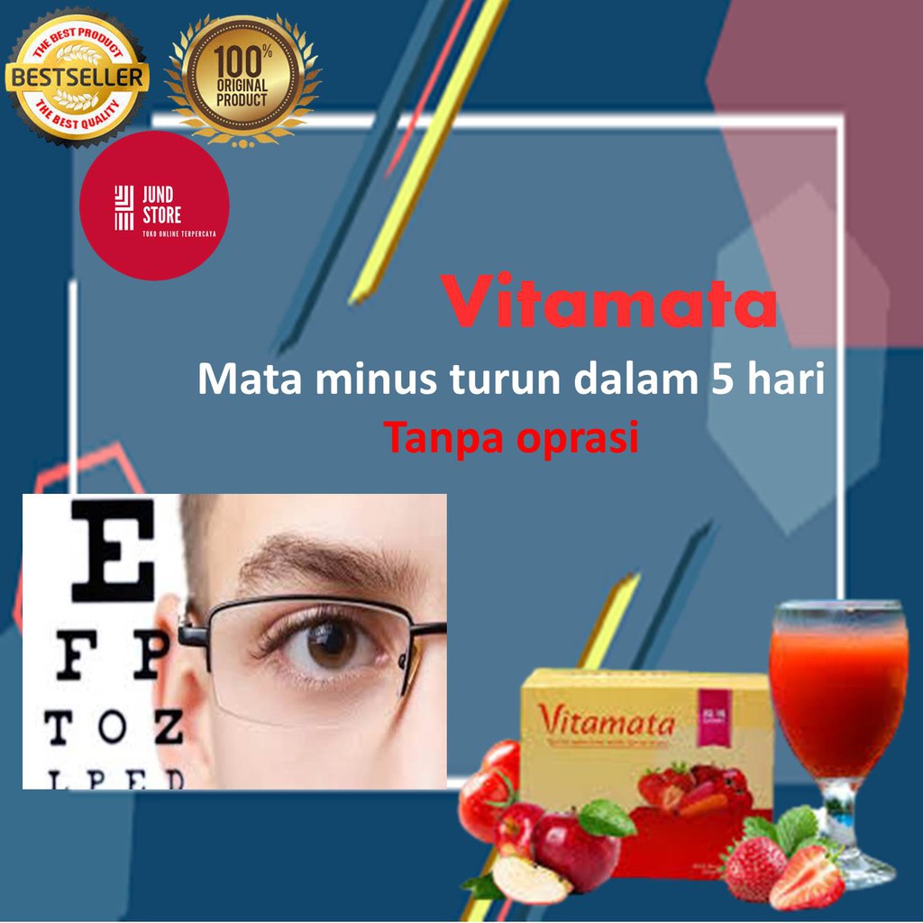 Vitamata Vitamin Mata Terbaik 100% Ampuh Tanpa Efek Samping