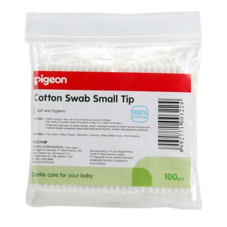 Pigeon Cutton Buds Small Tip 100 pcs Korek kuping