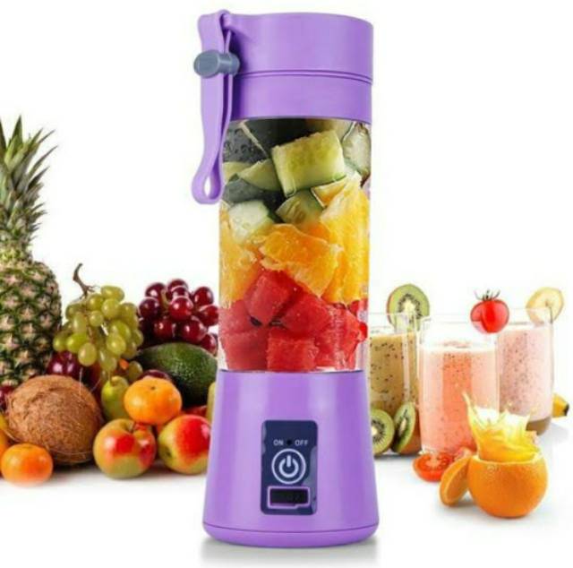 A1 Juicer Portable Tanpa Colok Listrik / Blender Jus Cas Mini Portable / Blender USB Sistem Rechargeable