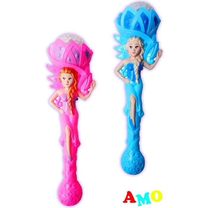 MAINAN ANAK PEREMPUAN 4 5 6 TAHUN TONGKAT SOUND AND LIGHT FROZEN-KADO MAINAN ANAK CEWEK