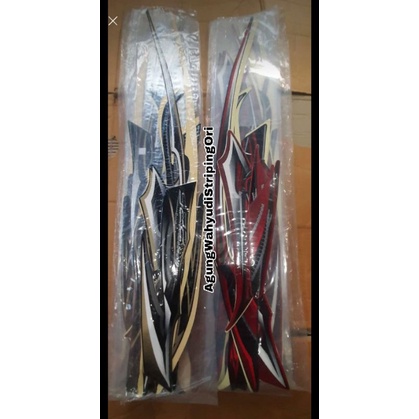 STIKER STRIPING LIS BODY MOTOR YAMAHA SCORPIO ROBOT Z 2011