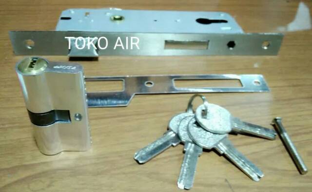 Handle pintu deRocca set komplit/ Paket handle pintu