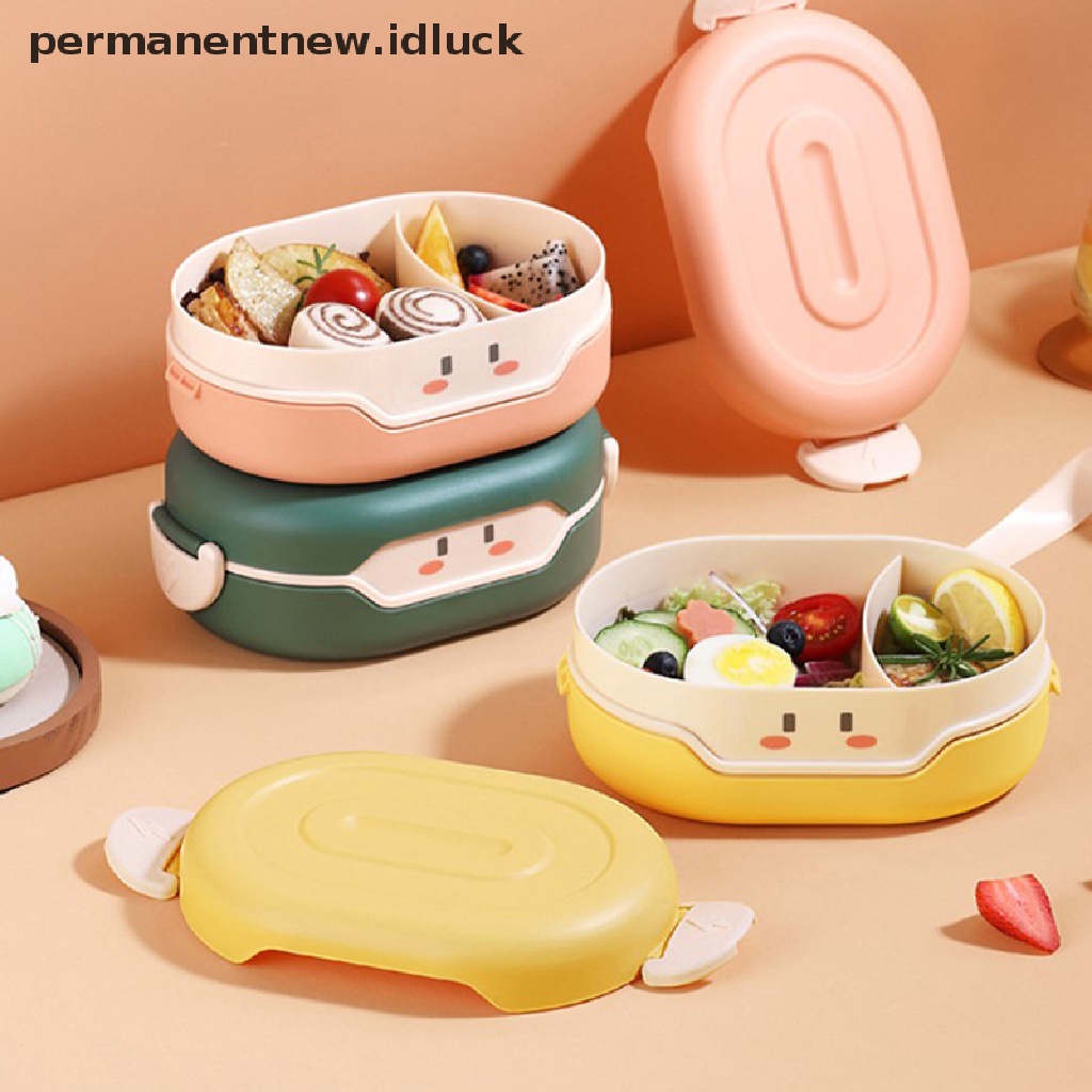 Kotak Makan Siang Motif Kartun Anime Warna-Warni Ukuran 780ml Untuk Anak Sekolah