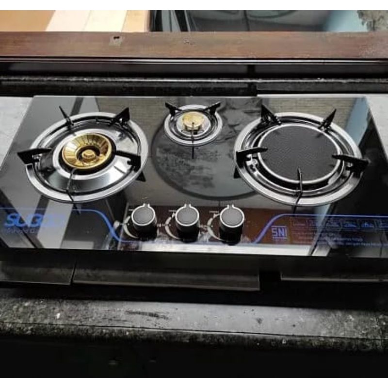 Kompor gas suggo infrared tanam 3 tungku