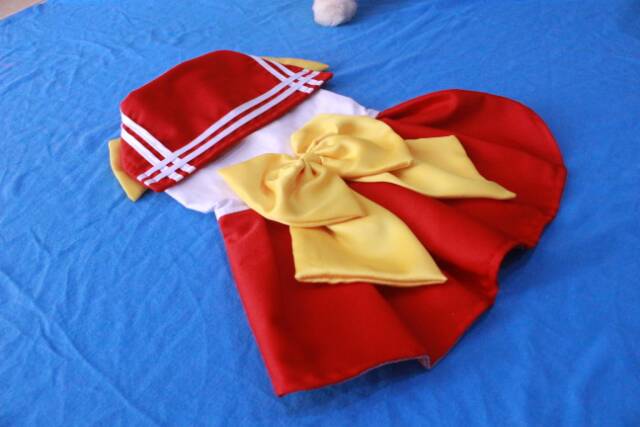 Dress sailormoon Mars untuk kucing &amp; anjing /Jual Baju Kucing Terlengkap &amp; Berkualitas size S-XL