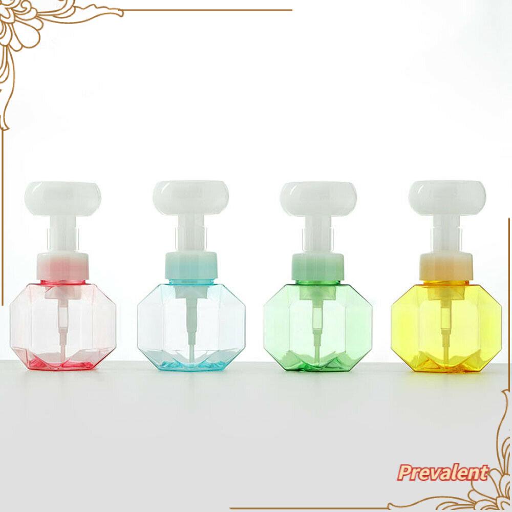 Dispenser Sabun Cair Bentuk Bunga Transparan Ukuran 300ml