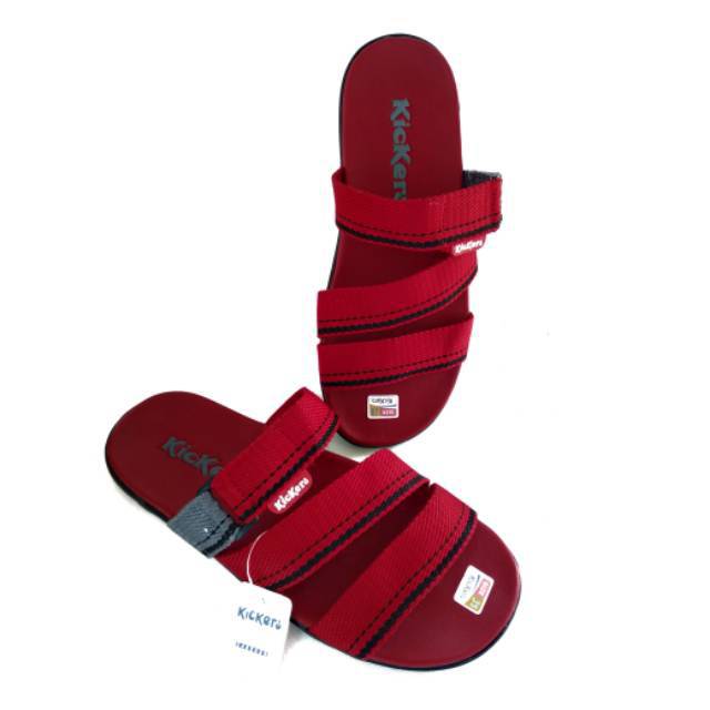  SANDAL  PRIA  SLIDE KICKERS  BISBAN TERBARU Shopee  Indonesia