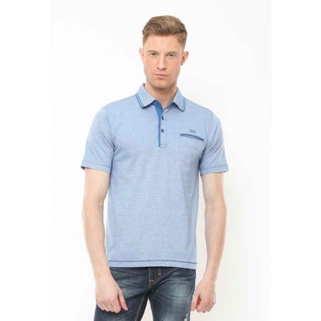 KAOS KERAH LGS DENIM REGULER