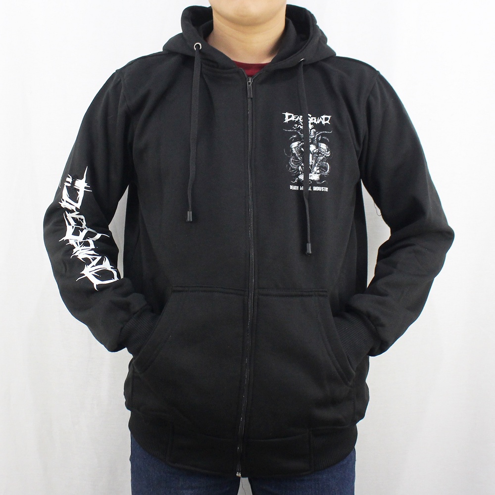 JAKET HOODIE MUSIK DEADSQUAD 06 M L XL XXL - JAKET DEADSQUAD HEAVY METAL - JAKET UNDERGROUND DEADSQUAD