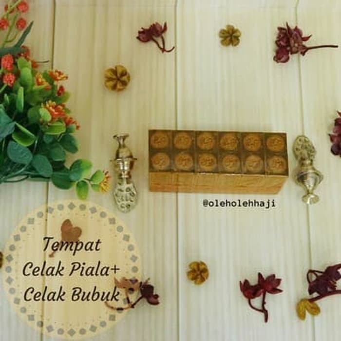Tempat Wadah Celak Kuningan Free Celak Bubuk/Celak Piala/Celak Arab NBJ
