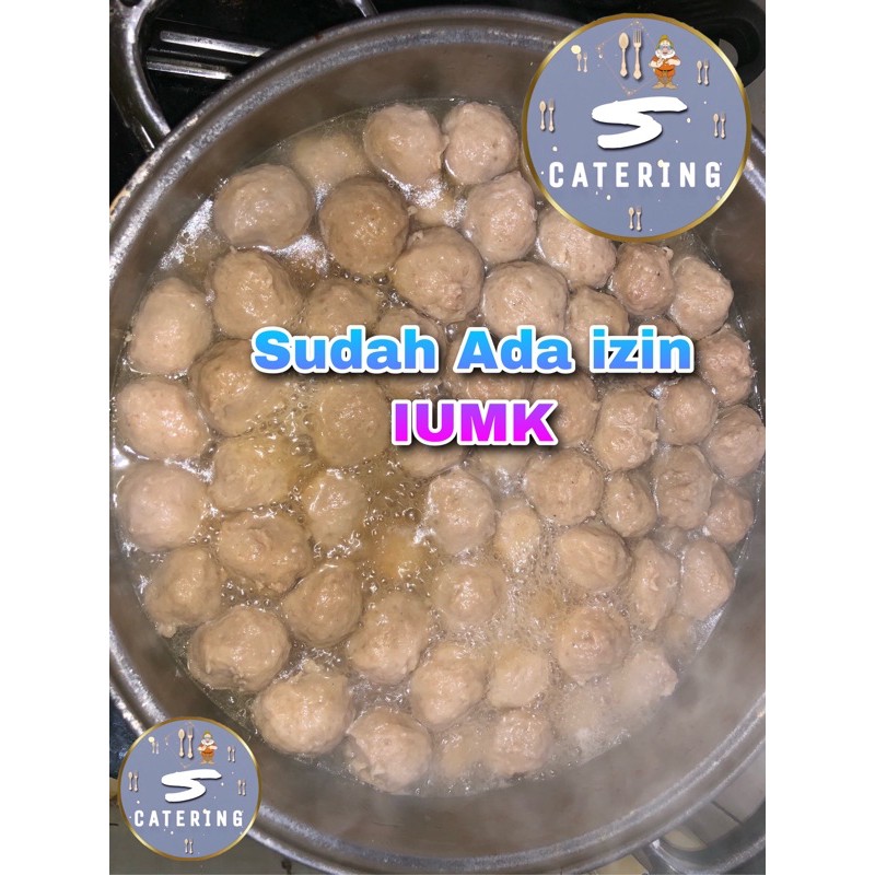 

Bakso daging sapi asli halal gratis kaldu (homemade,sudah ada izin)