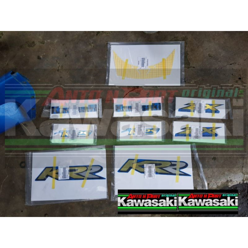 Stiker striping sticker Kawasaki Ninja KRR ZX 150 ORIGINAL