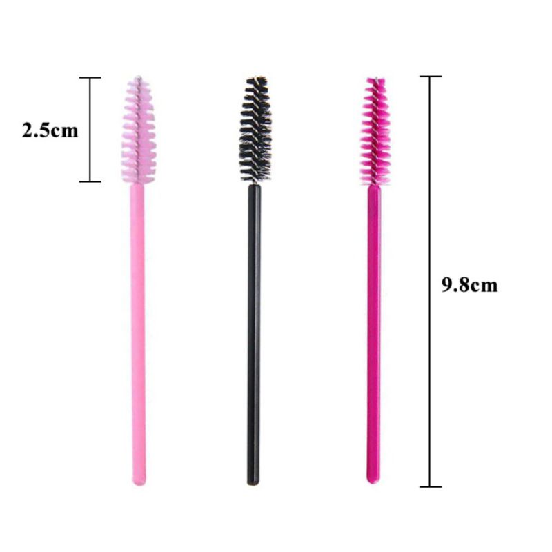 [ 1 SET ISI 50PC ]APLIKATOR  SISIR BULU MATA DISPOSAL/ SPOOLIE/APLIKATOR MASCARA MURAH ISI 50PC KUAS MASCARA BRUSH