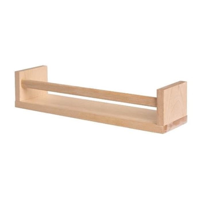 Rak Tempat Bumbu Dapur IKEA BEKVAM Kayu Birch Padat Spice Rack