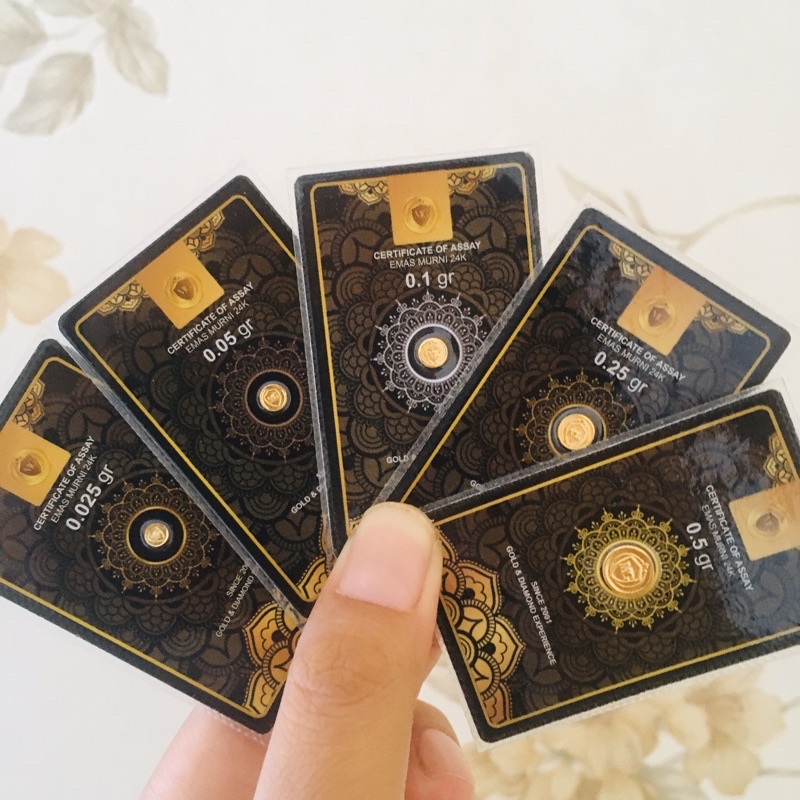 MINIGOLD 0,025 - 0,5 gram