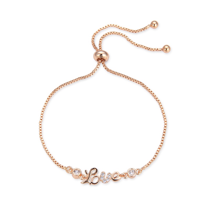 Gelang Titanium Wanita Anti Karat Emas Muda Couple Pasangan Sahabat Inisial Bestie Silver Asli Rantai Selamanya Korea Murah Rantai 16