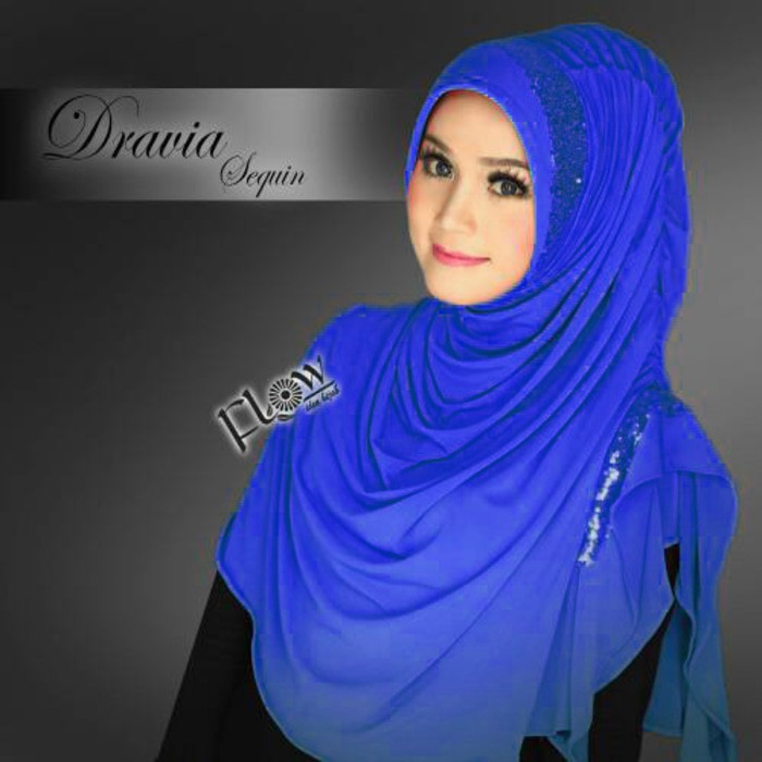 hijab / jilbab instan Syria Dravia Sequin