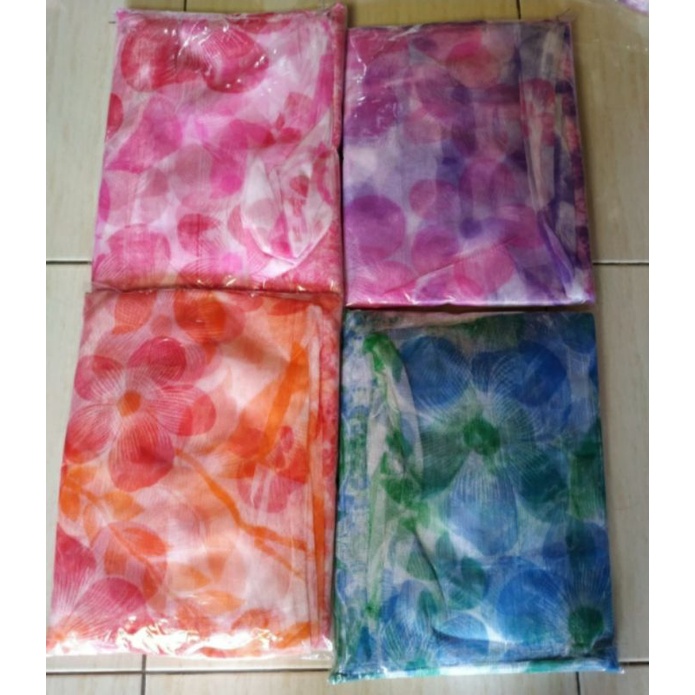 Kelambu Gantung Kotak Motif Bunga UK 200x200