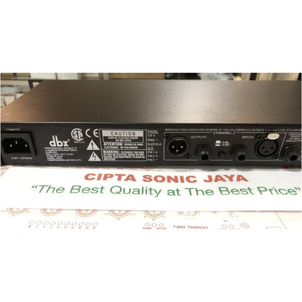 kompresor compressor audio dbx 166 xl