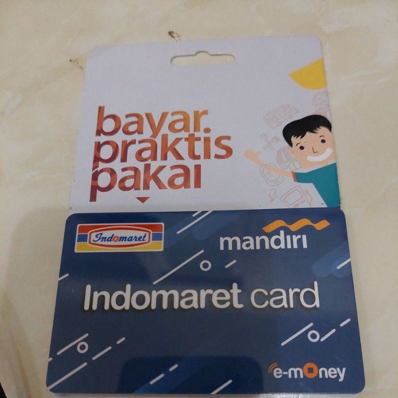 KARTU EMONEY E MONEY TOLL MANDIRI INDOMARET NOT FLAZZ BCA